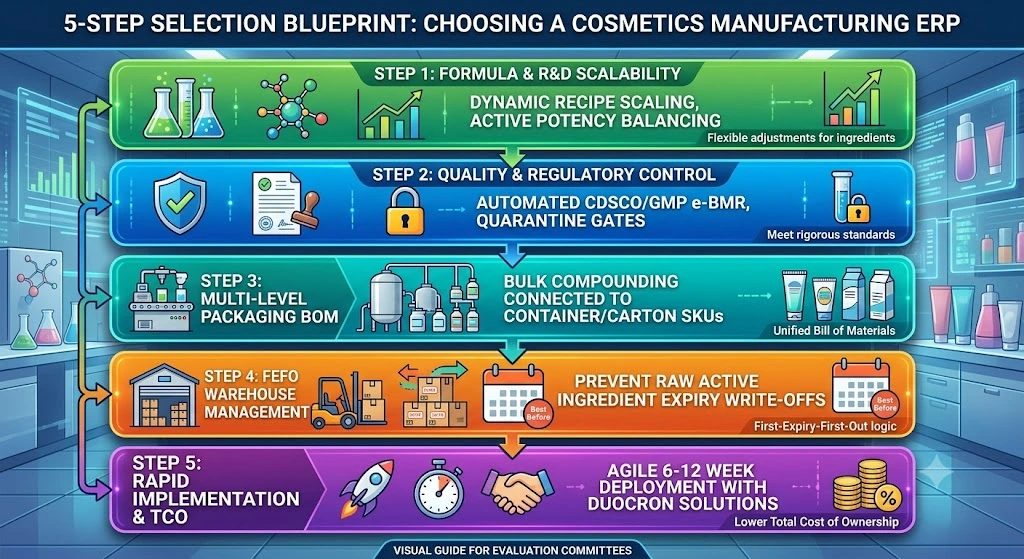 Cosmetic ERP implementation steps Cosmetic ERP implementation steps