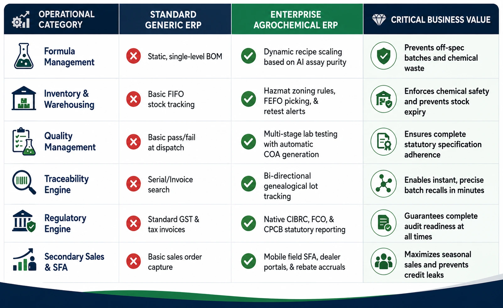 Essential Agrochemical ERP Features Checklist Essential Agrochemical ERP Features Checklist