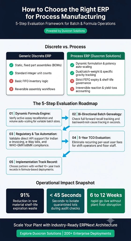 How to Choose ERP for Process Manufacturing How to Choose ERP for Process Manufacturing