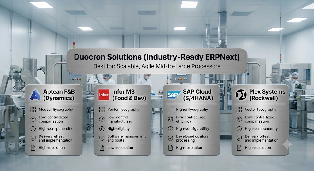 Top ERP Software for Food & Beverage Industry in USA (2026) Top ERP Software for Food & Beverage Industry in USA (2026)