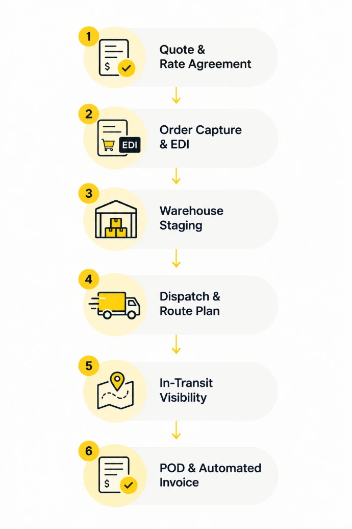 End-To -End Logistics WorkFlow